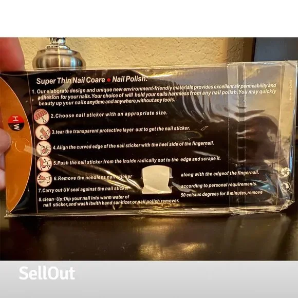 MH French Manucure Manicure Nail Patch 8 Sets Multicolor - Picture 6 of 6